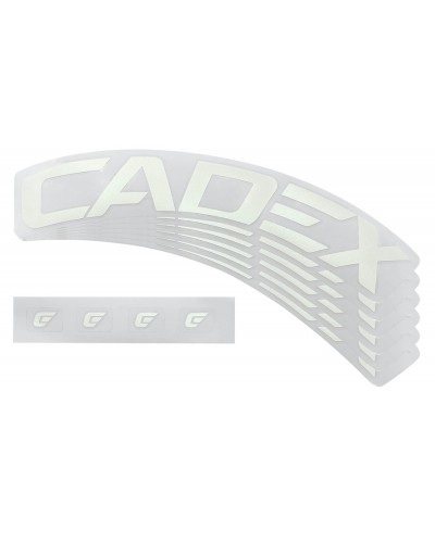 Наклейки для колеса CADEX 65 DB диск.гальма 1кол біл