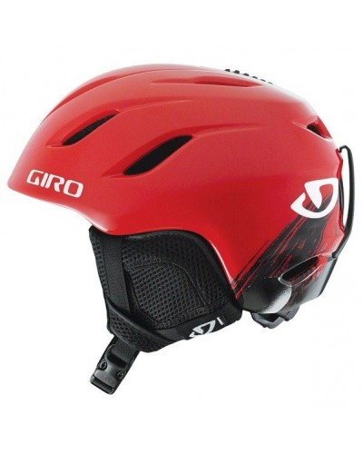 Шолом зим Giro Nine Jr черв M/55.5-59см