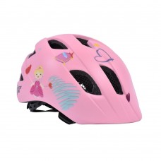 Шолом велосипедний дитячий Safety Labs Fiona LED світло рожевий/принцеса S/48-54см