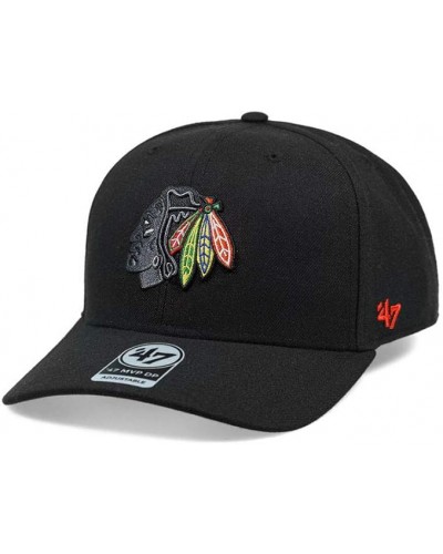 Кепка (MVP) 47 Brand NHL CHICAGO BLACKHAWKS (H-MVP04WBV-BKA)
