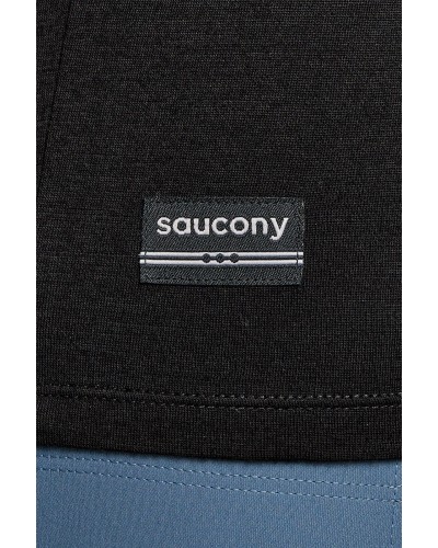 Футболка чоловіча довг. рукав Saucony PEREGRINE MERINO LONG SLEEVE (SAM800362-BK)