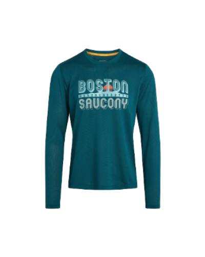 Футболка чоловіча довг. рукав Saucony STOPWATCH GRAPHIC LONG SLEEVE (800311-LNA2)