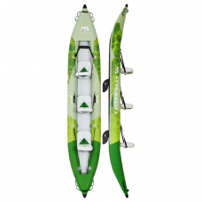 Каяк Betta - Leisure Kayak 3-person. Inflatable deck. Paddle included (AQUAMARINA)