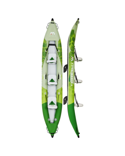 Каяк Betta - Leisure Kayak 3-person. Inflatable deck. Paddle included (AQUAMARINA)