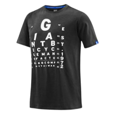 Футболка Giant Eye-Chart чёрная (880000425)