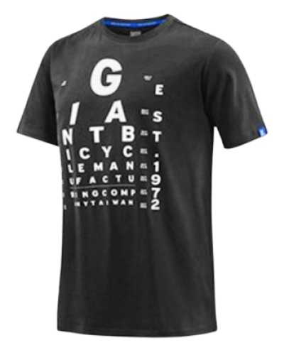 Футболка Giant Eye-Chart чёрная (880000425)