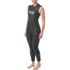 Гідрокостюм жіночий без рукавів TYR Women's Hurricane Wetsuit Cat 1 Sleeveless, Black, M