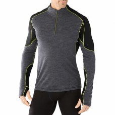 Термокофта чоловіча сіра Smartwool Men's PhD Light 1/4 Zip