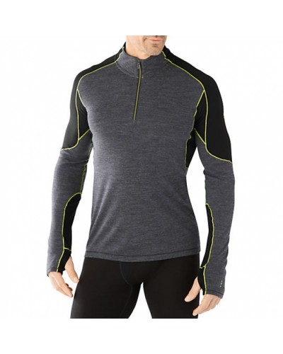 Термокофта чоловіча сіра Smartwool Men's PhD Light 1/4 Zip