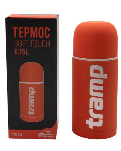 Термос Tramp Soft Touch 0,75 л (TRC-108-orange)