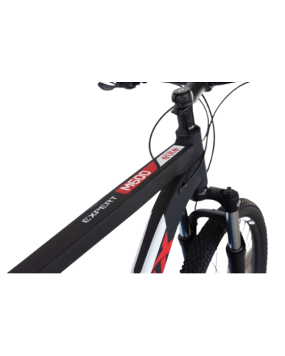 Горный велосипед Trinx Majestic 600 Expert Elite 27.5"х21" Matte-black-white-red (10030175)