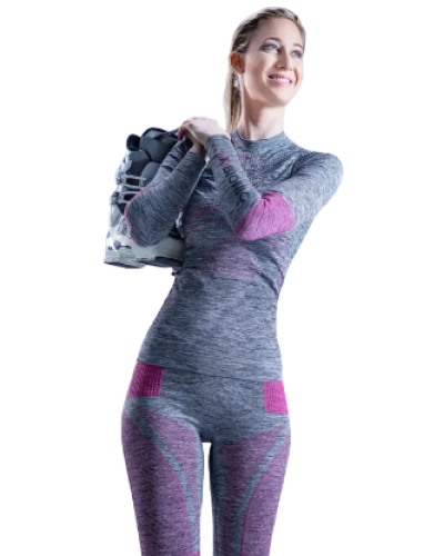 Термоштани жіночі X-Bionic Energy Accumulator 4.0 Melange Pants 3/4 Women (EA-WP42W19W-G144)