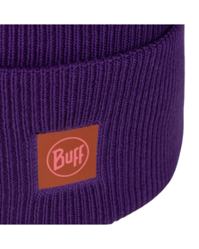 Buff Crossknit Beaney Purple шапка (BU 132891.605.10.00)
