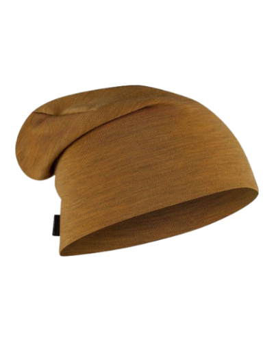 Buff Merino Heavyweight Beaney Solid Mustard шапка (BU 111170.118.10.00)