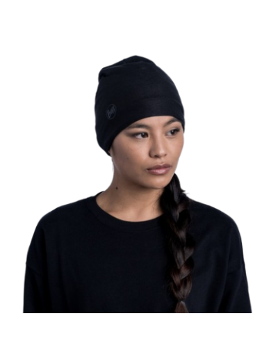 Buff MICROFIBER & POLAR HAT solid black (BU 118064.999.10.00)