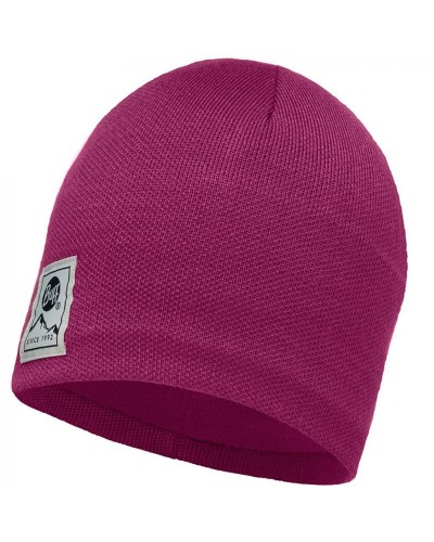 Шапка Buff KNITTED & POLAR HAT SOLID pink cerisse (BU 113519.521.10.00)