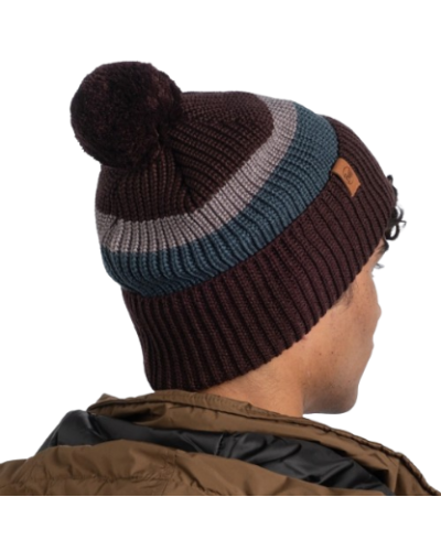 Buff Knitted Hat Elon Maroon шапка (BU 126464.632.10.00)