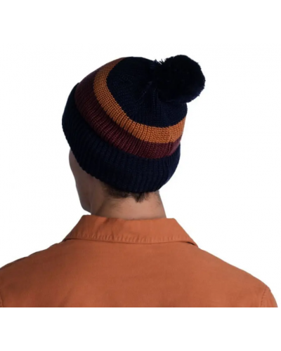 Buff Knitted Hat Elon Night Blue шапка (BU 126464.779.10.00)