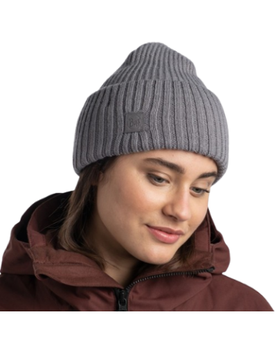 Buff Knitted Hat Rutger Grey Heather шапка (BU 129694.938.10.00)