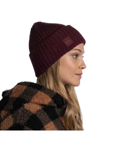 Buff Knitted Hat Ervin Maroon шапка (BU 124243.632.10.00)