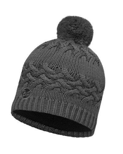 Шапка Buff KNITTED & POLAR HAT SAAVA grey castlerock (BU 111005.929.10.00)