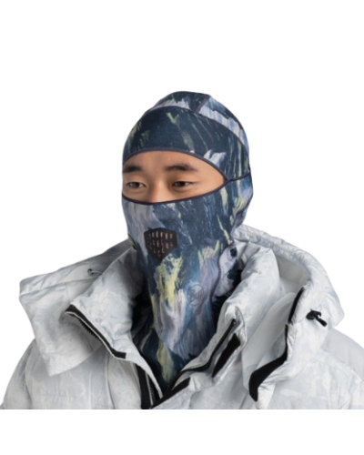 Buff Thermonet Hinged Balaclava Retec Grey балаклава (BU 129968.937.10.00)