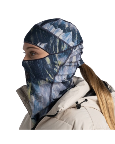 Buff Thermonet Hinged Balaclava Retec Grey балаклава (BU 129968.937.10.00)