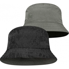 Buff Travel Bucket Hat Gline Black- Grey S/M шапка (BU 128626.999.20.00)