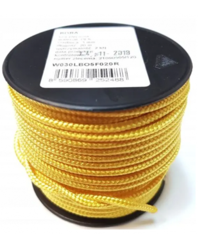 Lanex Bora 6 мотузка на метраж жовта (LNX W060LBO5F)