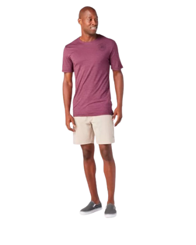 Футболка чоловіча Smartwool Men’s Merino Sport 150 Go Far, Feel Good Spokes Short Sleeve Graphic T Slim Fit (SW SW016732.J46)