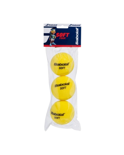 М'яч для тенісу Babolat soft foam поролонові стандартного розміра поштучно (soft foam 1 test)