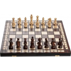 Шахи MADON Набір: шахи, шашки коричневий, бежевий Уні 50х50см арт 165 (MD165)