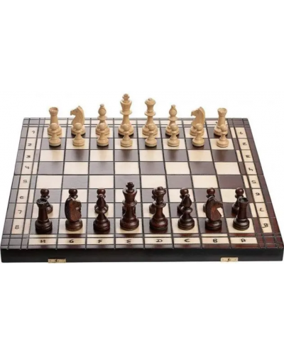 Шахи MADON Набір: шахи, шашки коричневий, бежевий Уні 50х50см арт 165 (MD165)