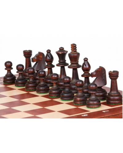 Шахи MADON Турнірні інтарсія №4 коричневий, бежевий Уні 40,5х40,5см арт 94 (MD94)
