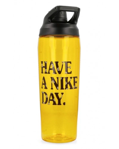 Пляшка Nike TR HYPERCHARGE CHUG BOTTLE 24 OZ жовта, чорна Уні 709 мл (N.100.1936.758.24)
