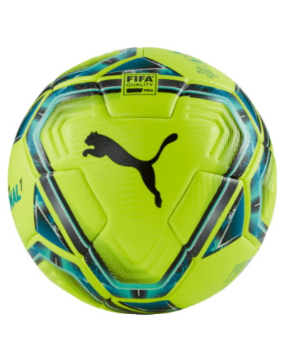 М'яч футбольний Puma team FINAL 21.1 FIFA Quality Pro Ball салатовий, чорний, чиній Уні 5 (083236-03)