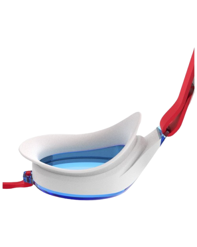 Окуляри для плавання Speedo HYDROPULSE GOG JU червоний, блакитний дит OSFM (8-126723083)