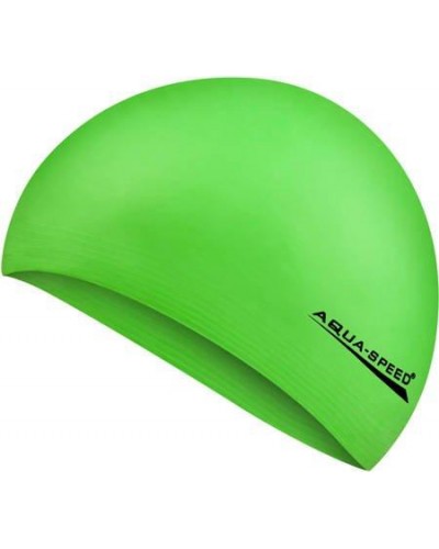 Шапка для плавання Aqua Speed SOFT LATEX 5727 неоновий зелений OSFM (122-04)