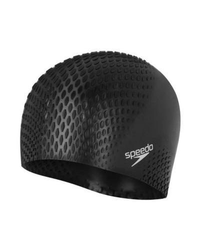 Шапка для плавання Speedo BUBBLE ACTIVE + CAP AU чорний Уні OSFM (8-139540001)