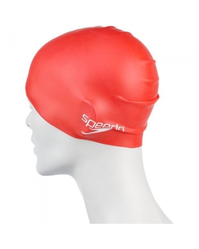 Шапка для плавання Speedo MOULDED SILC CAP JU червоний дит OSFM (8-709900004)