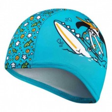 Шапка для плавання Speedo PRINTED POLYESTER CAP IU синій, зелений Діт OSFM (8-1224114675)