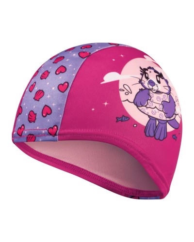 Шапка для плавання Speedo PRINTED POLYESTER CAP IU рожевий, фіолетовий Діт OSFM (8-1224114676)