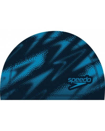 Шапка для плавання Speedo BOOM ULTRA PACE CAP темно-синій, синій Жін OSFM (8-1281614606)
