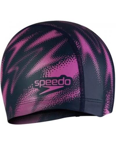 Шапка для плавання Speedo BOOM ULTRA PACE CAP темно-синій, фіолетовий Уні OSFM (8-1281615792)