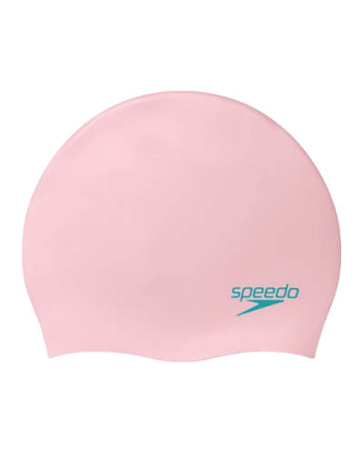 Шапка для плавання Speedo PLAIN MOUD SILC CAP JU рожевий, синій Діт OSFM (8-7099014571)