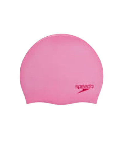 Шапка для плавання Speedo PLAIN MOUD SILC CAP JU рожевий Діт OSFM (8-7099015964)