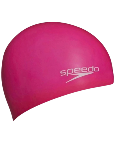 Шапка для плавання Speedo MOULDED SILC CAP JU рожевий Діт OSFM (8-70990F290)