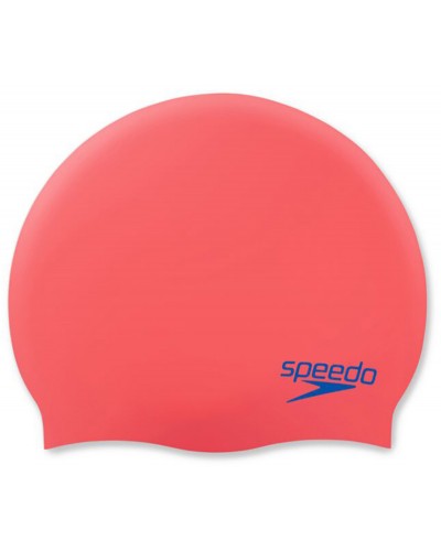 Шапка для плавання Speedo PLAIN MOUD SILC CAP JU червоний, синій Діт OSFM (8-70990H200)