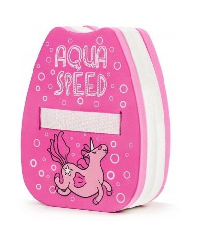 Дошка для плавання Aqua Speed ​​Backfloat KIDDIE Unicorn 6898 рожевий дит 22х18х8см (187-Unicorn)