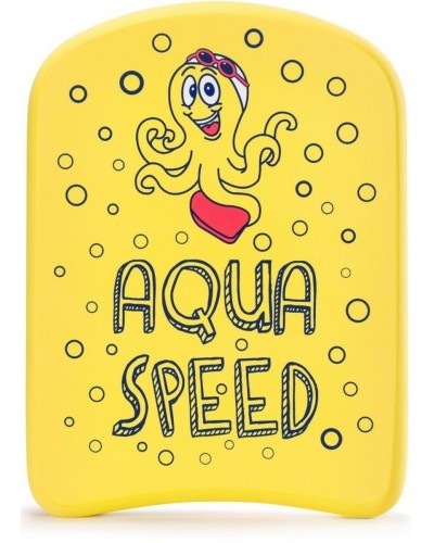 Дошка для плавання Aqua Speed ​​KIDDIE KICKBOARD Octopus 6897 жовтий дит 31x23x2,4cм (186-octopus)